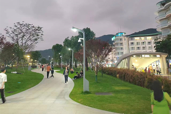 深圳大梅沙片區(qū)項目項目合計100余套智慧路燈，助力智慧景區(qū)建設